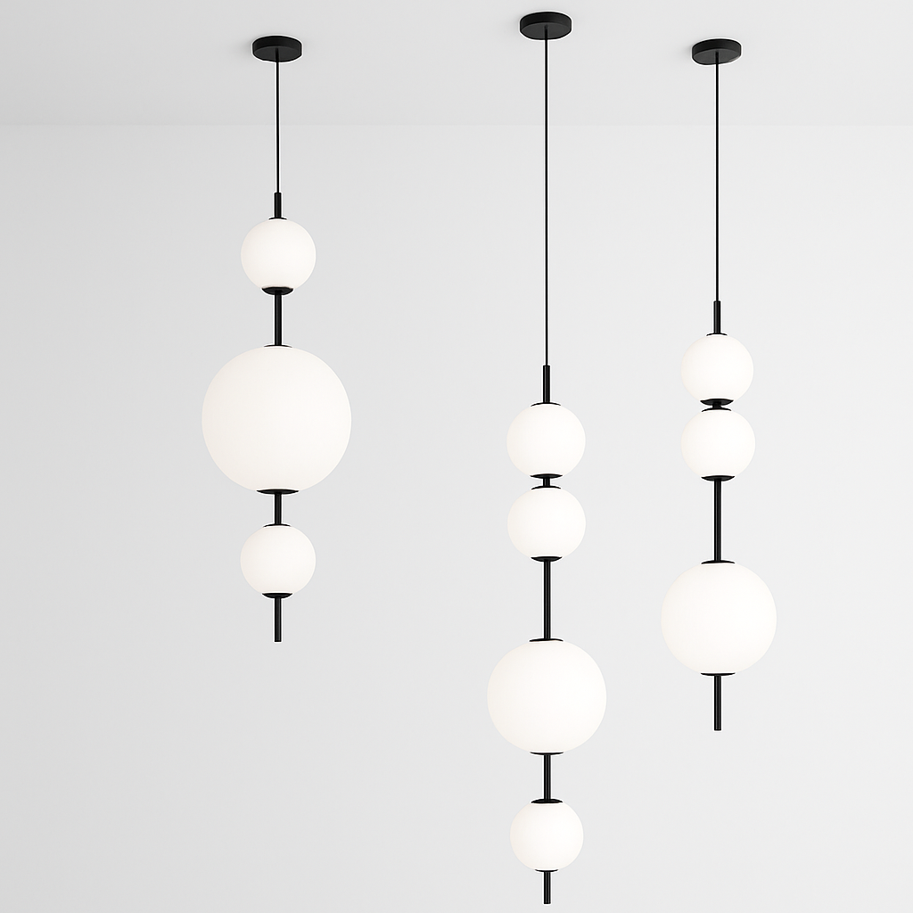 Minimalist modern chandelier for elegant interior decoration - vue 3 sur 9
