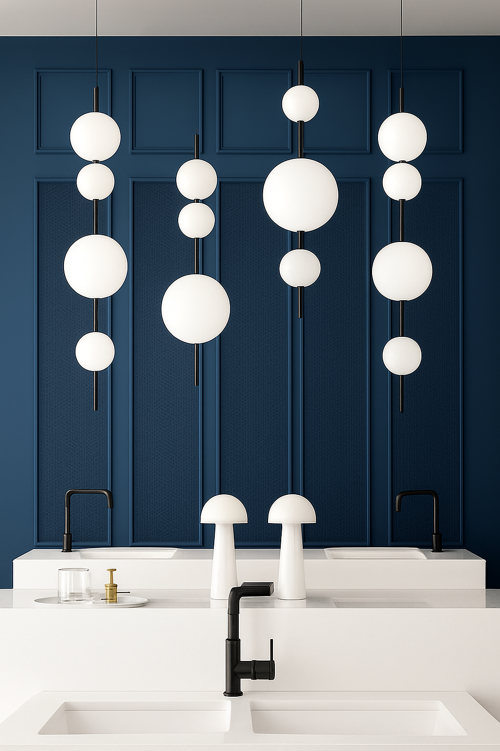 Minimalist modern chandelier for elegant interior decoration - vue 4 sur 9