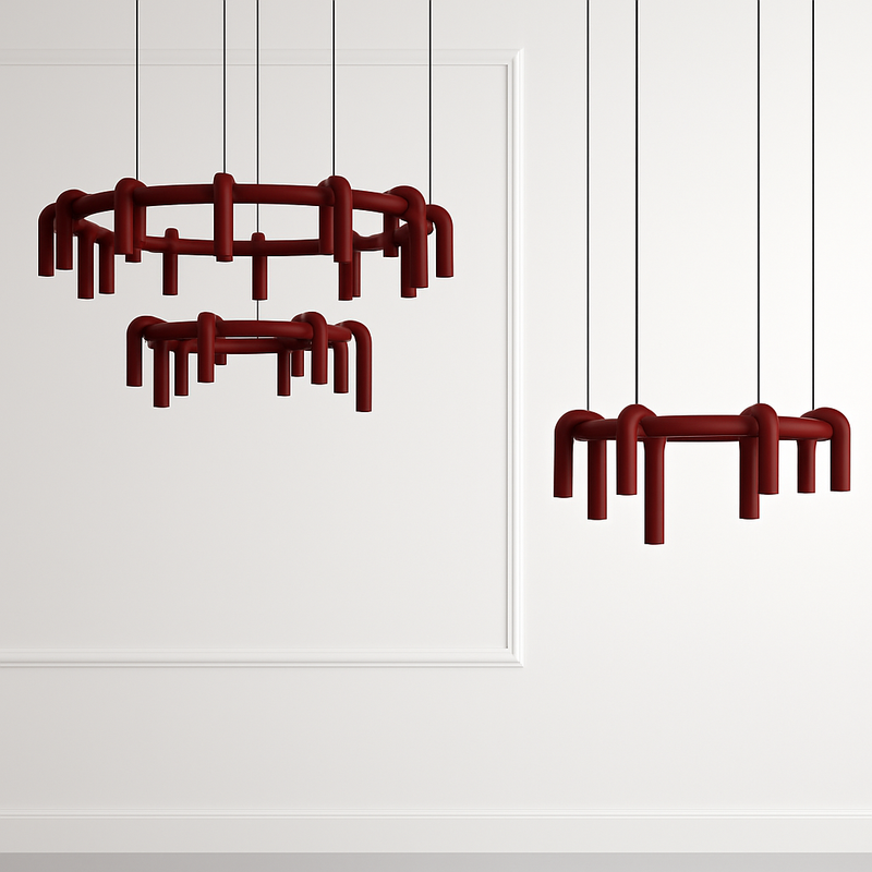 Lustre moderne nordique salon restaurant