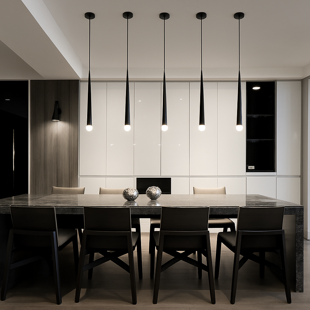 lustre moderne pour décoration intérieure et éclairage élégant - vue 4 sur 13