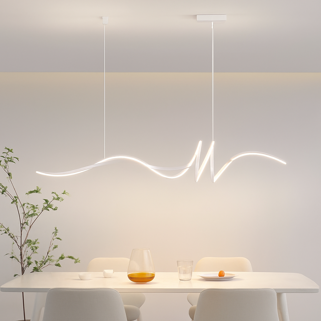 lustre moderne simple striptips pour intérieur luminaire - vue 4 sur 6