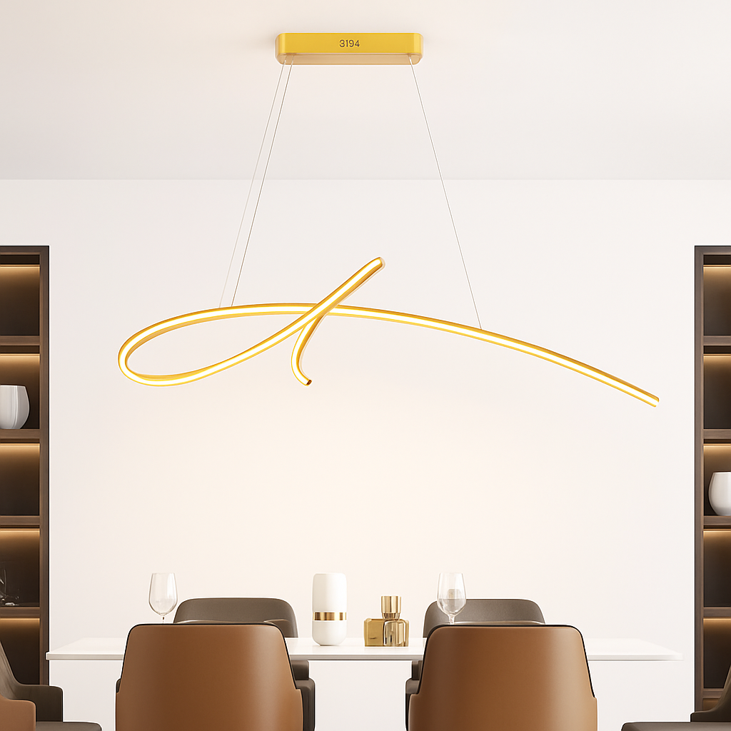 lustre moderne suspendu pour un éclairage intérieur élégant - vue 4 sur 6
