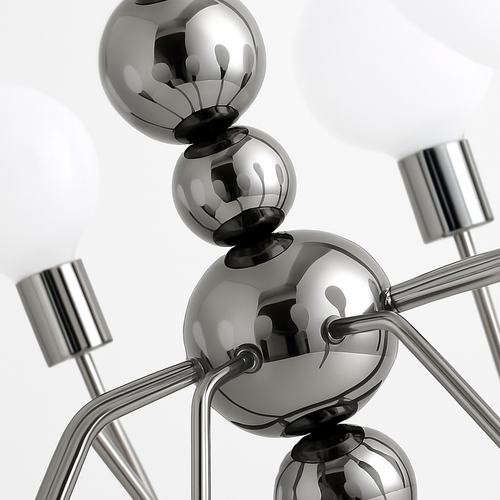 lustre nordique en métal pour décoration intérieure suspendue