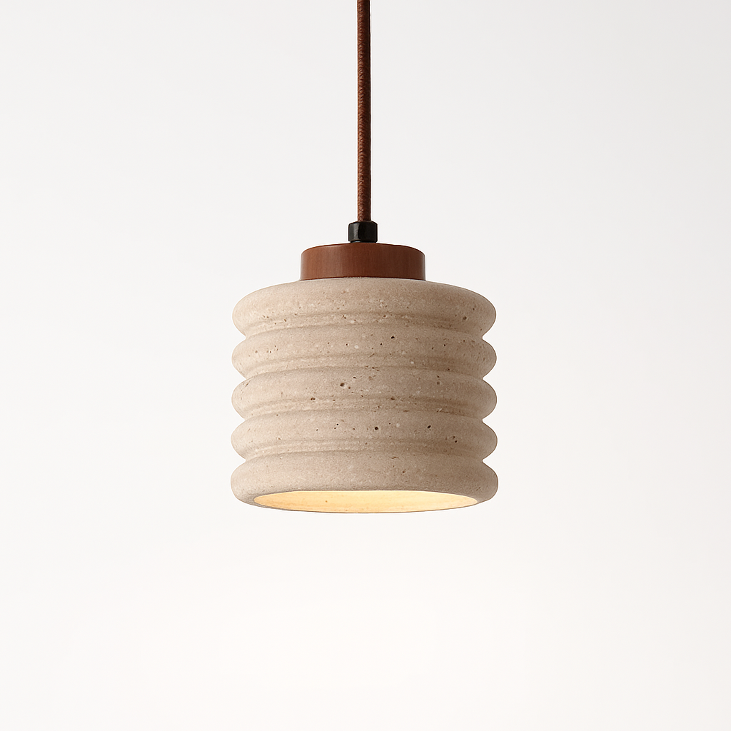 lustre nordique en terrazzo pour restaurant café bar et loft industriel - vue 2 sur 7