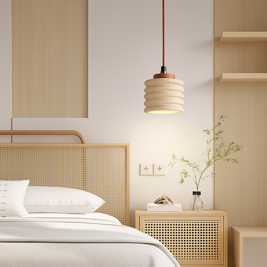 lustre nordique en terrazzo pour restaurant café bar et loft industriel - vue 5 sur 7