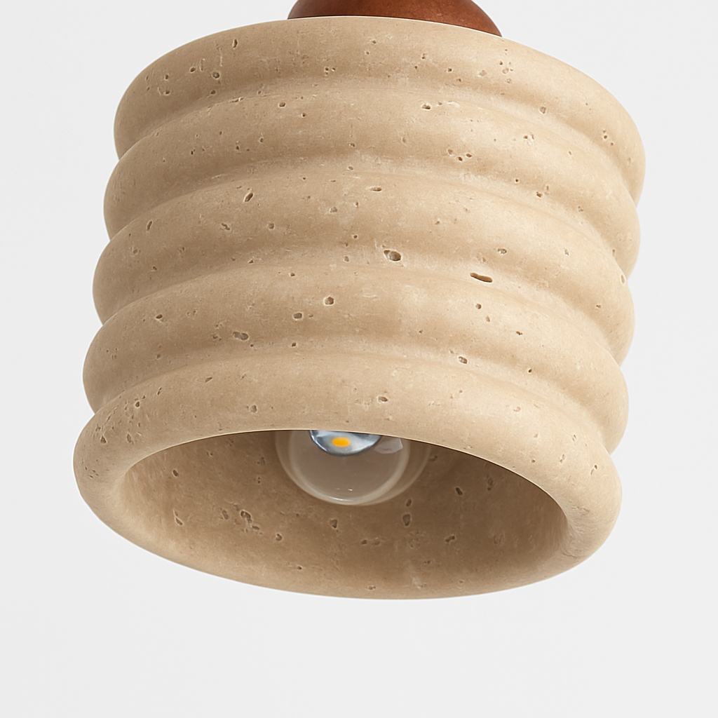 lustre nordique en terrazzo pour restaurant café bar et loft industriel - vue 6 sur 7
