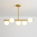 lustre nordique en verre pour éclairage intérieur moderne