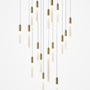 Minimalist nordic designer chandelier for penthouse or villa