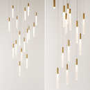 Minimalist nordic designer chandelier for penthouse or villa