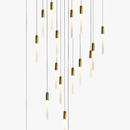 Minimalist Nordic pendant chandelier for modern villas and penthouses