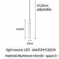 Minimalist Nordic pendant chandelier for modern villas and penthouses