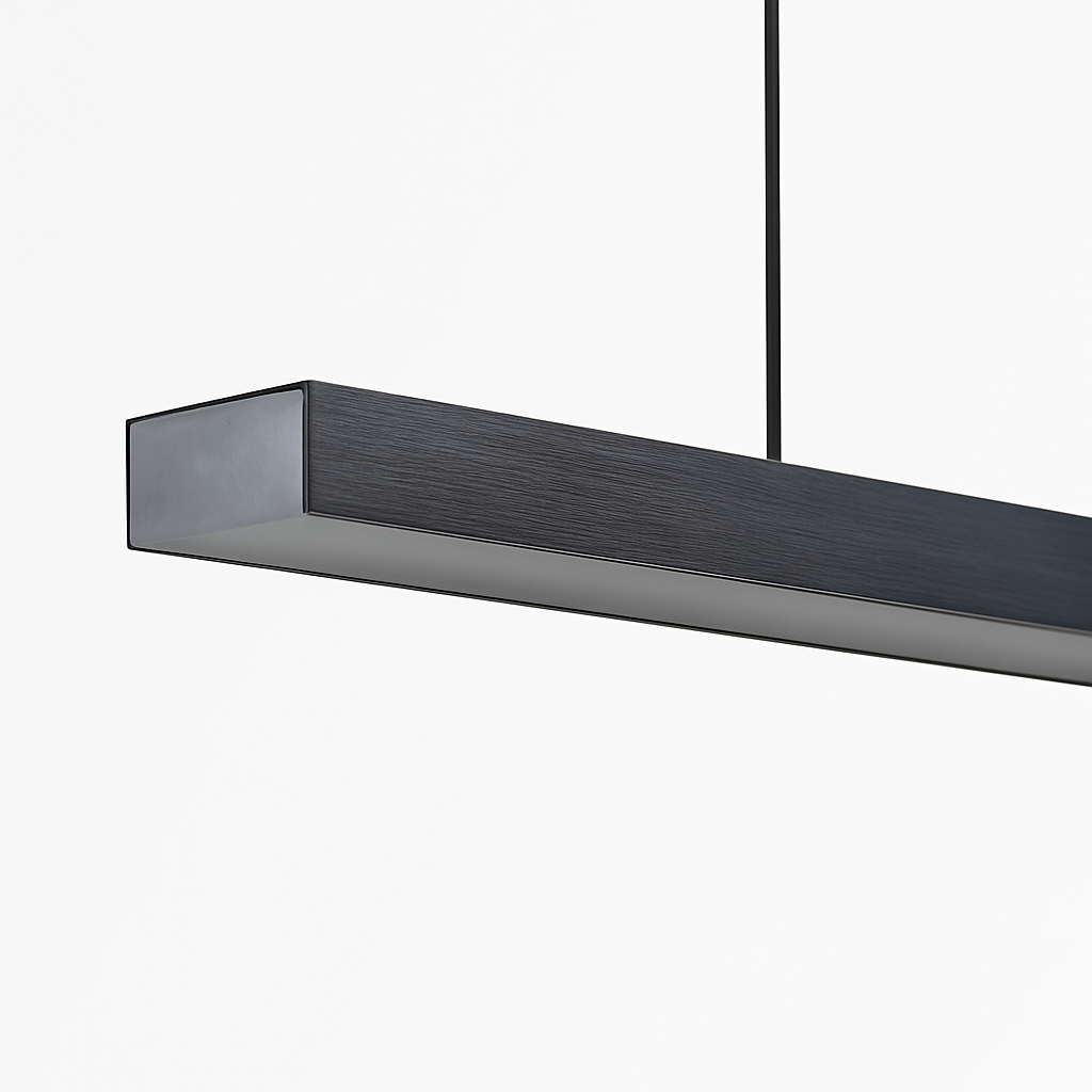 Modern nordic minimalist LED chandelier for long bar, office or dining room - vue 4 sur 24