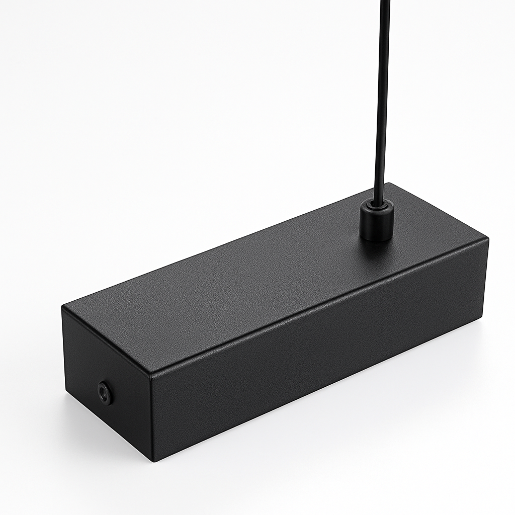 Modern nordic minimalist LED chandelier for long bar, office or dining room - vue 6 sur 24