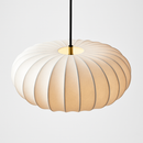 lustre nordique simple wabi sabi en soie led loft