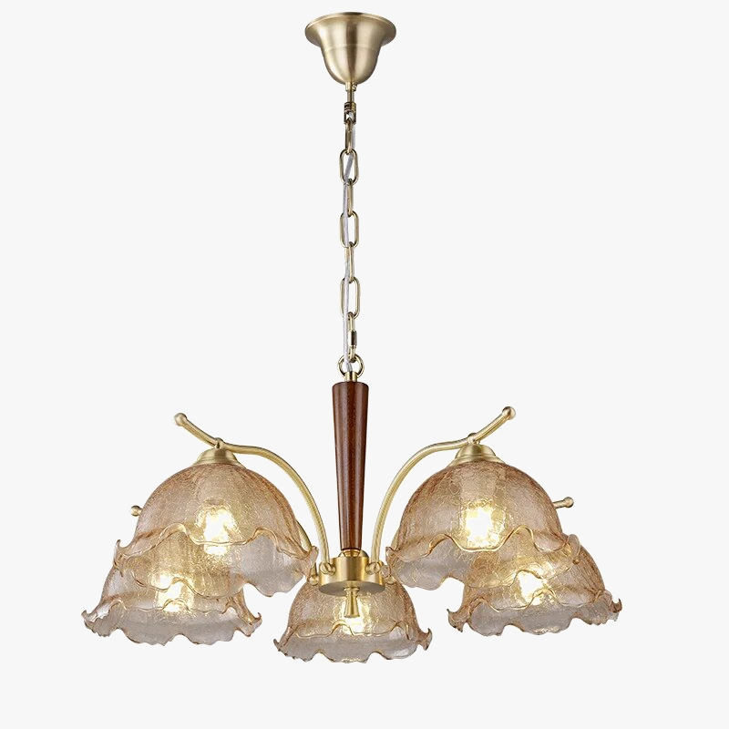 Lustre Noyer Cuivre Japonais Fissuré Rétro