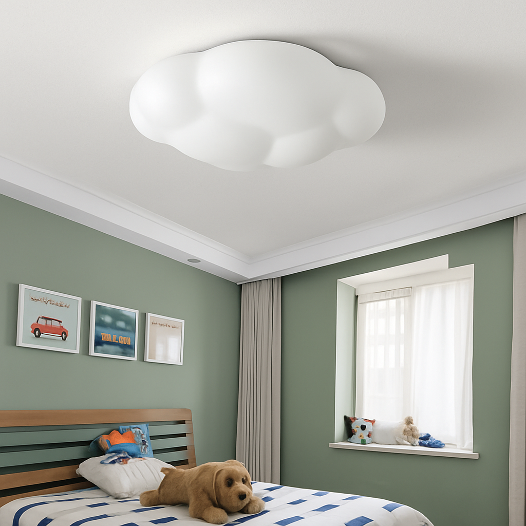 Lustre Nuages Blanc LED Lustre Pour Salle À Manger Chambre D'enfant Hall Créative Décorative Éclairage Quotidien - vue 5 sur 22