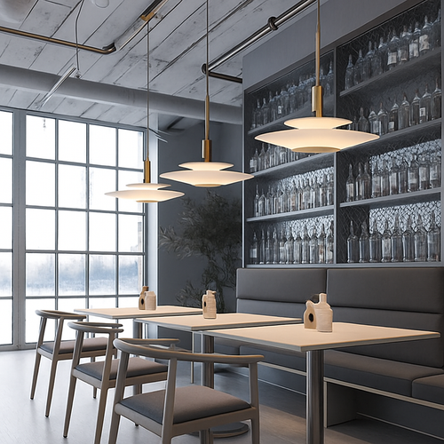 Luxury nordic minimalist postmodern chandelier for interiors - vue 5 sur 13