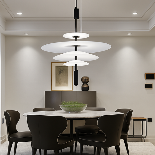 Luxury nordic minimalist postmodern chandelier for interiors - vue 6 sur 13
