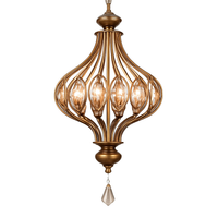 lustre rétro français en cristal style vintage pour villa