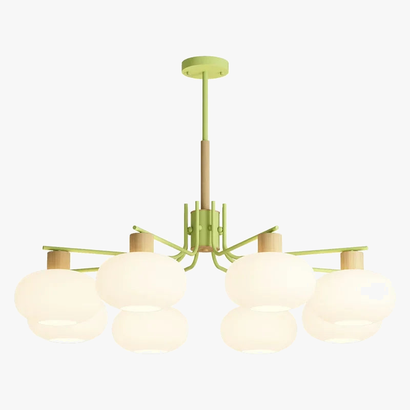 Lustre Rose de Style crème française