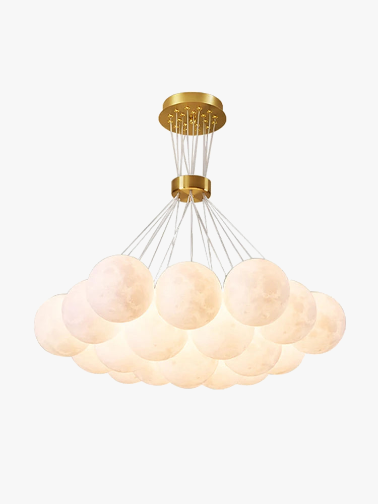lustre sphérique moderne réglable en hauteur led pour décoration maison