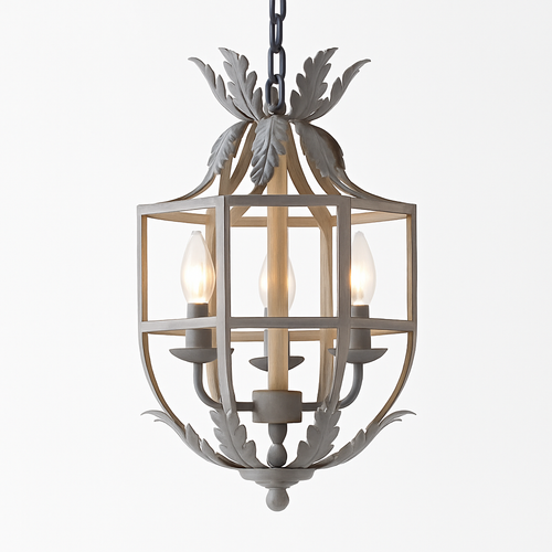 lustre style loft américain vintage en fer nordique rural - vue 5 sur 9