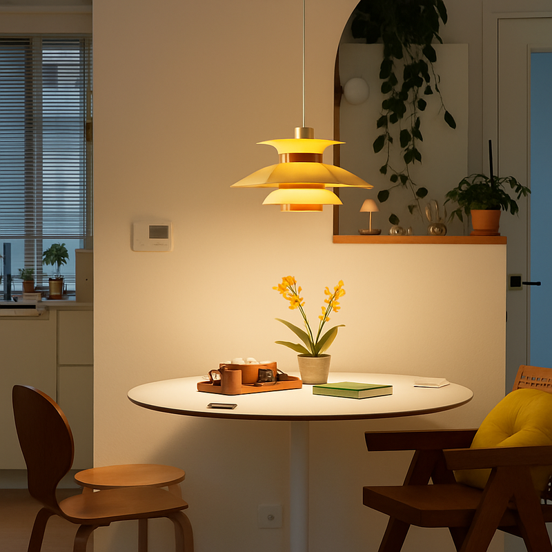 lustre suspendu design danois haut de gamme pour intérieur
