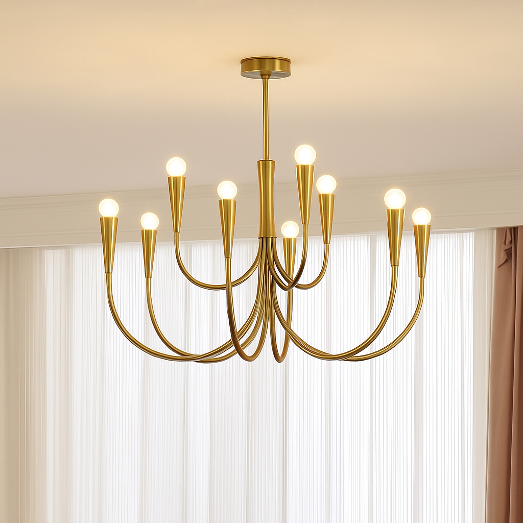 lustre suspendu design rétro avec éclairage led décoratif