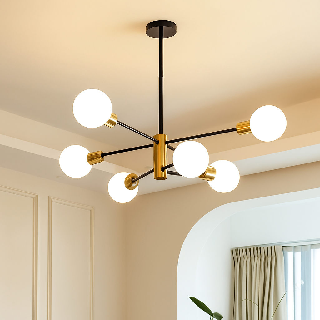 lustre suspendu led moderne nordique pour décoration intérieure - vue 10 sur 10