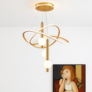Minimalist pendant chandelier for modern interior décor