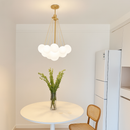 lustre suspendu moderne en verre pour décoration intérieure