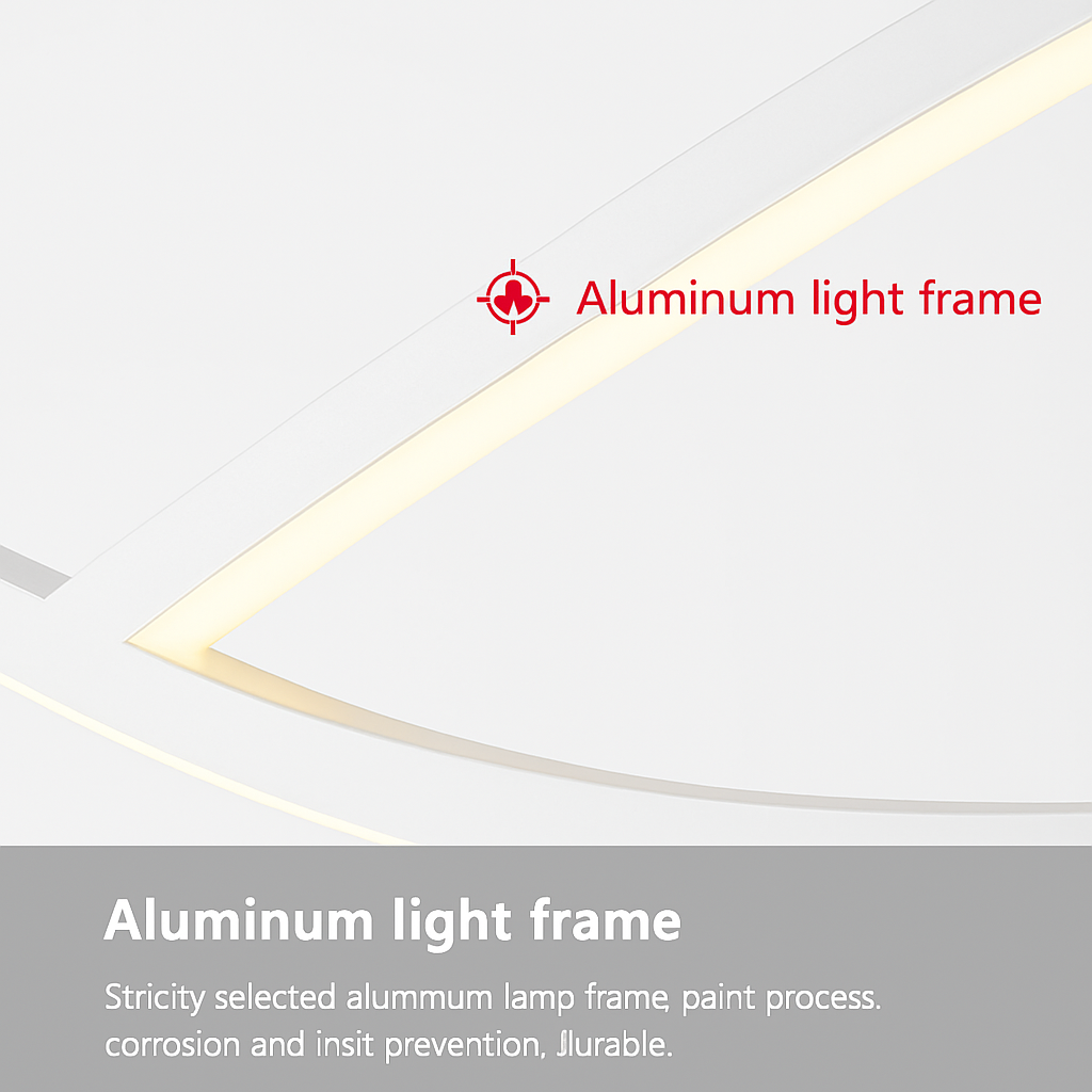lustre suspendu moderne led avec abat-jour acrylique hyperbolique - vue 6 sur 12