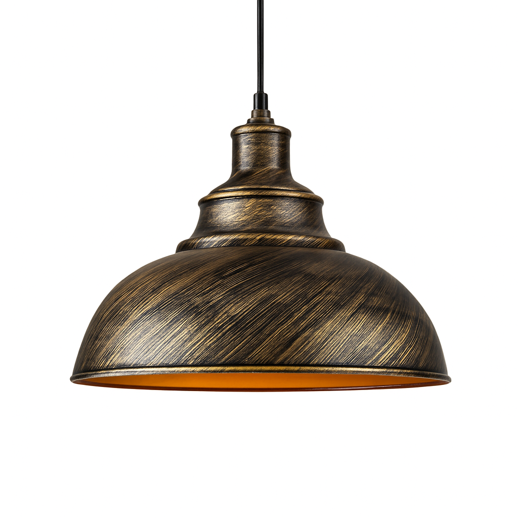 lustre vintage loft rétro pour bar cuisine et restaurant - vue 6 sur 9