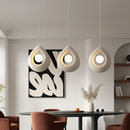 Minimalist Japanese wabi sabi decorative LED chandelier