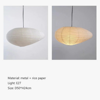 lustre wabi sabi style japonais isamu noguchi led décoratif