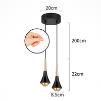 Lustres de décoration nordique pour salle à manger lustre lampes suspendues lampes suspendues pour plafonnier éclairage intérieur