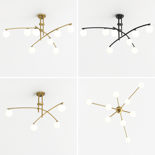 lustres en verre pour barre de suspension cuisine