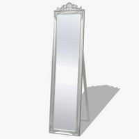 miroir baroque sur pied pour décoration intérieure élégante