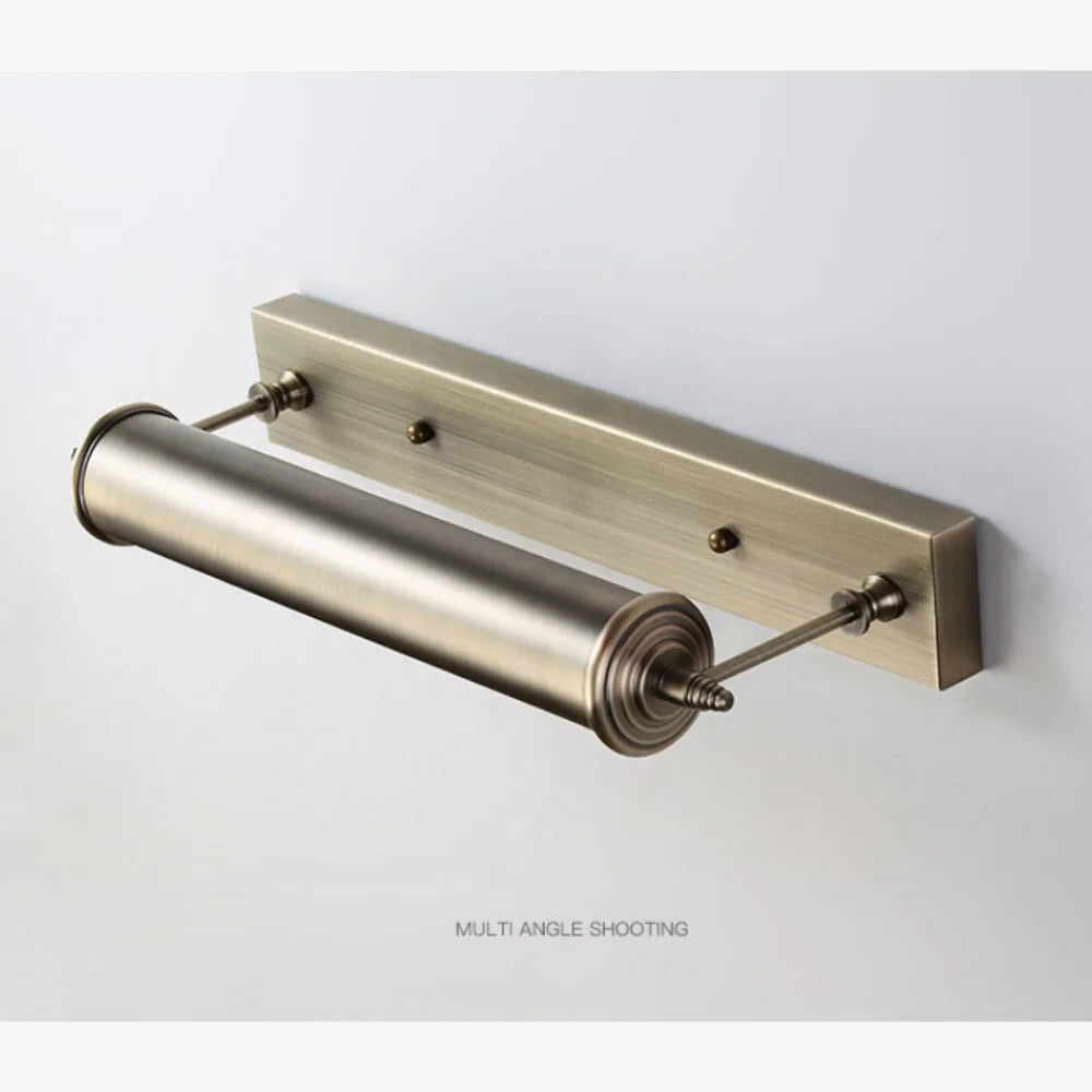 Moderne LED miroir avant lampe salle de bain matériel applique murale 10 W 445mm lumières Bronze LED salle de bain miroir ligne lampe