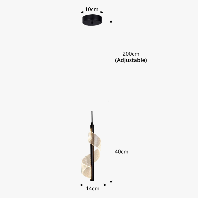 Luminaire suspendu LED moderne