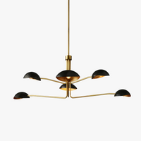 Lustre Moderne style néoclassique couleur cuivre