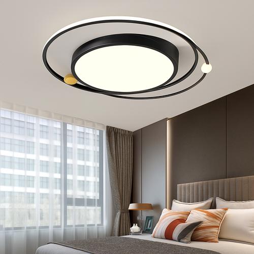 Moderne Led Salon Plafonniers Chambre Cuisine Salle À Manger Décoration Lampe Lustres Nordique Intérieur Maison Lustres Or - vue 5 sur 9