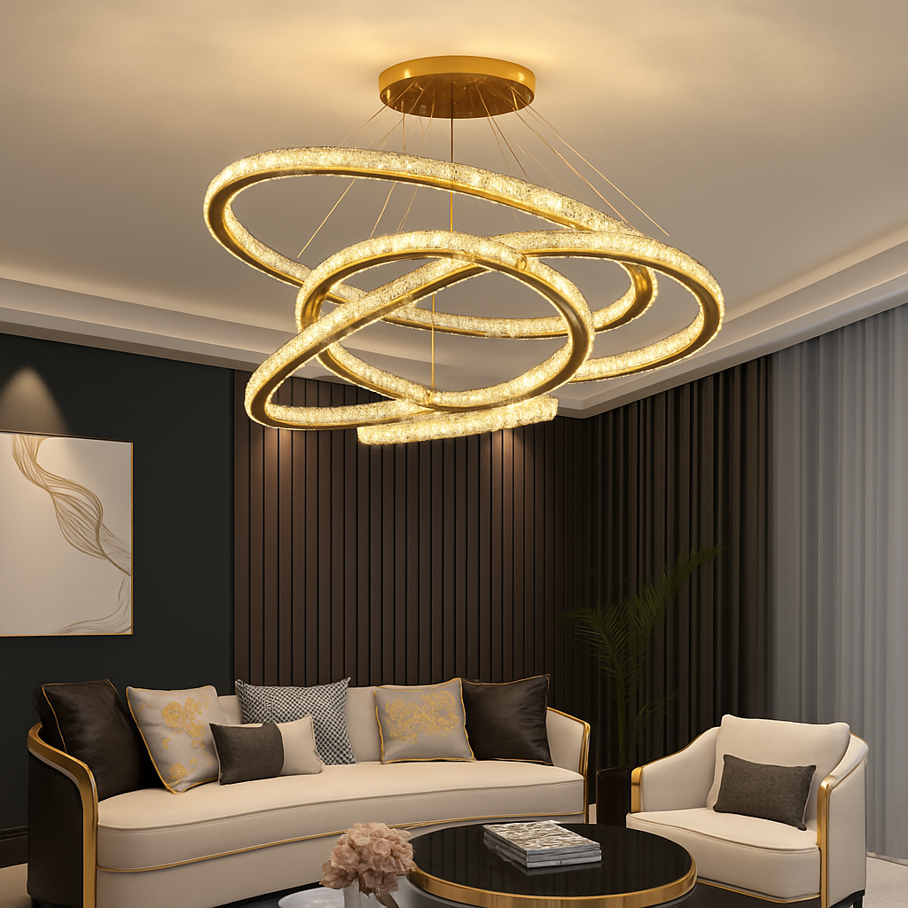 Moonriver Lighting Suspension en cristal modernes pour plafond salon chambre lustre décorations pour la maison suspension lumière lustre - vue 7 sur 14