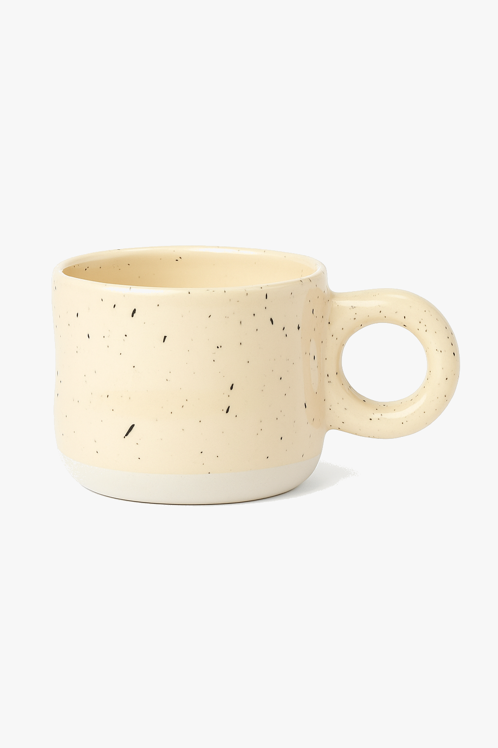 Mug céramique motif encre éclaboussée style minimaliste 280ml