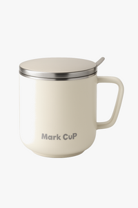 Mug café acier inoxydable 400ml avec couvercle étanche
