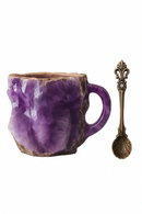 Mug café céramique style cristal scintillant design élégant