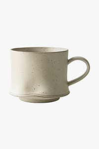 Jingdezhen style minimalist ceramic mug for office and home