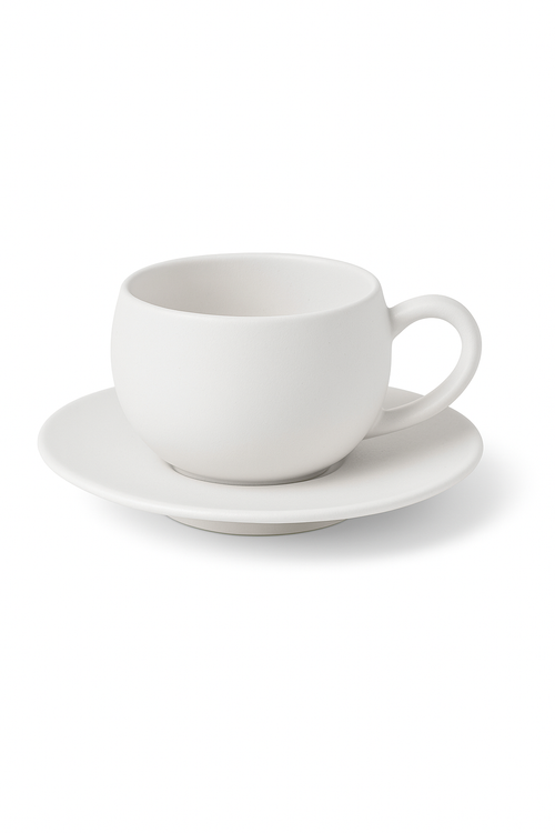 Mug ceramique style pierre volcanique avec soucoupe