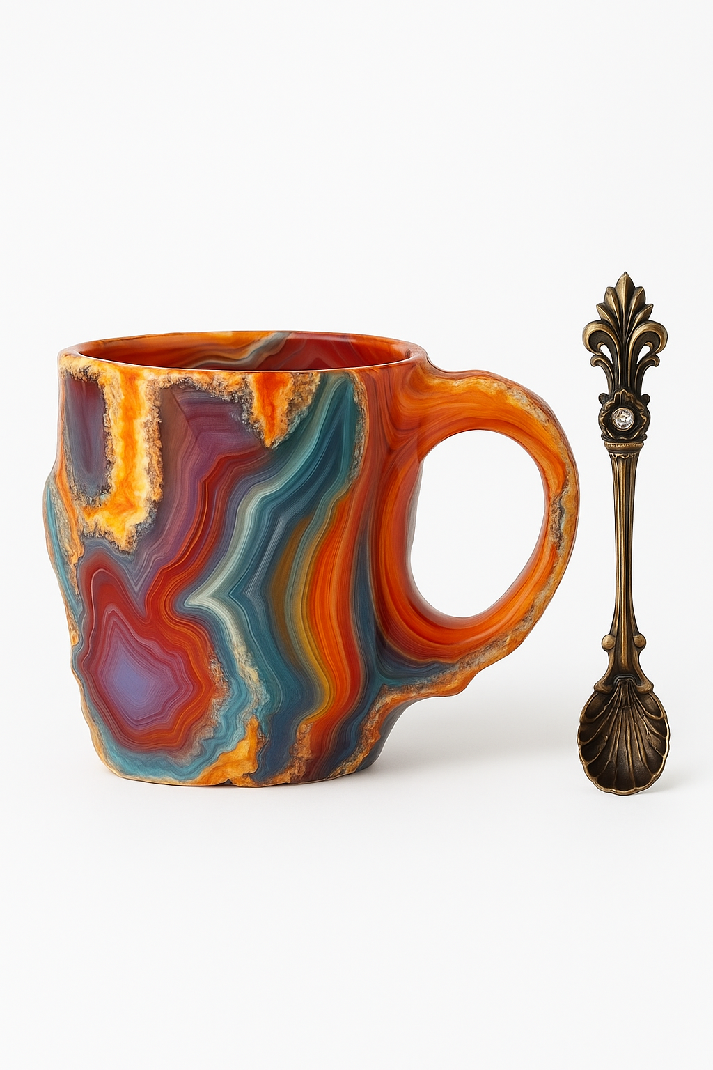 Mug en céramique style cristal design élégant - vue 2 sur 2
