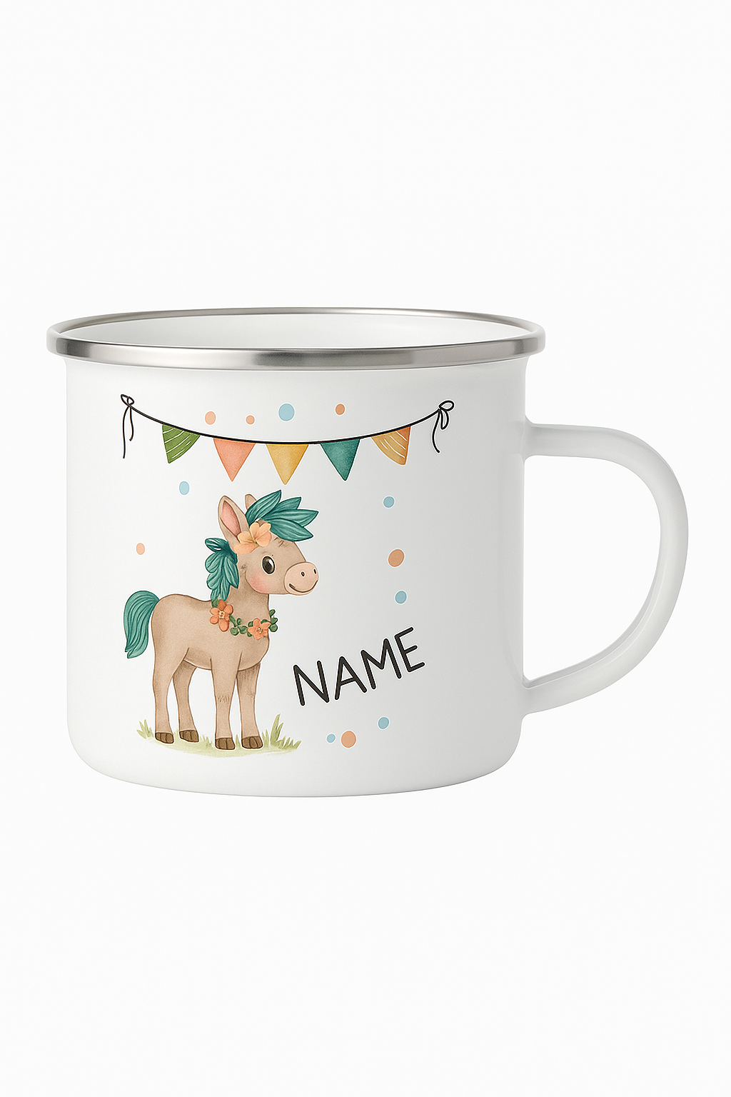 Mug enfant personnalisé animal cartoon avec prénom